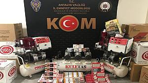Antalya’da Sigara İmalatı Yapılan İki Ayrı Adrese Operasyon Düzenlendi 