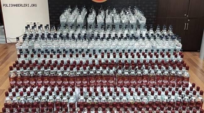 BALIKESİR'DE KAÇAK İÇKİ OPERASYONU