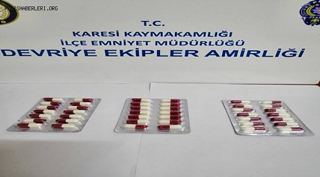BALIKESİR POLİSİNDEN UYUŞTURUCU OPERASYONU 