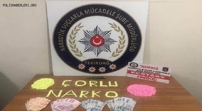 Çorlu'da uyuşturucu madde ticareti yapan şahıslar yakalandı 