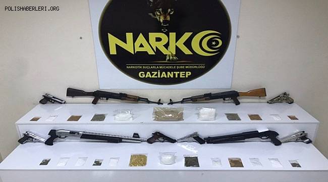 GAZİANTEP'DE UYUŞTURUCU OPERASYONU