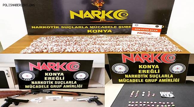 KONYA EMNİYETİ NARKOTERÖRLE MÜCADELEYE DAİMA HAZIRIZ