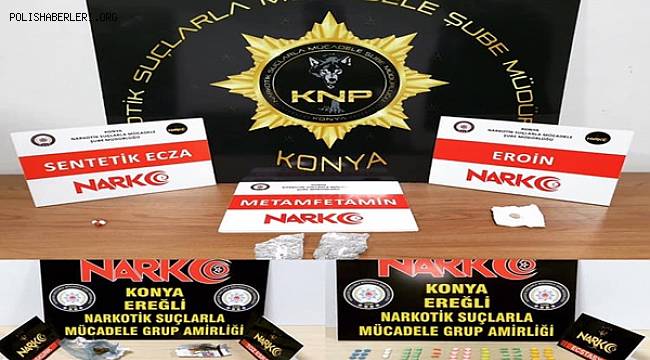 Konya Emniyeti Uyuşturucuyla Mücadele Kapsamında 