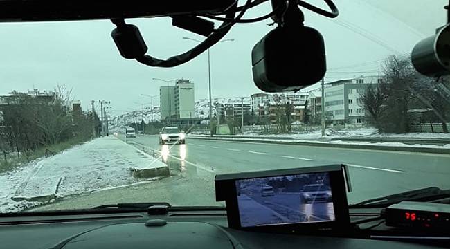 Radarla Hız Denetimi Gerçekleştirildi 