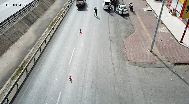 Antalya Trafiği Havadan Helikopter ve Drone ile Denetlendi 