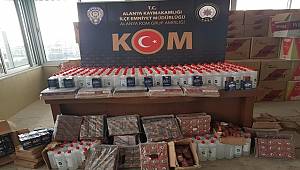 Antalya Yüklü Miktarda Sahte Maske ve Kaçak Akaryakıt Ele Geçirildi