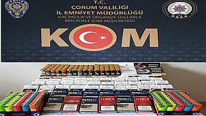 ÇORUMDA KAÇAK SİGARA OPERASYONU