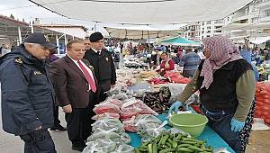 Kaymakamdan Pazar Yeri Denetimi