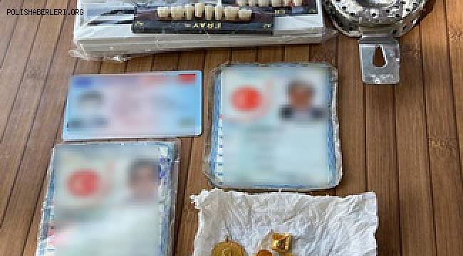 Sahte Altın ile Kuyumcuları Dolandırmaya Çalışan 3 Şüpheli Yakalandı