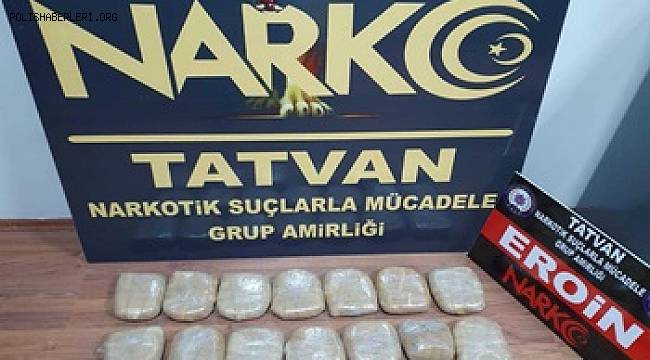 Tatvan Narkotik Suçlarla Mücadele Grup Amirliğimizce Yapılan Çalışmalar  