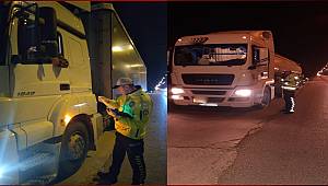 Yük Taşıyan Araçların Denetimi Gerçekleştirildi