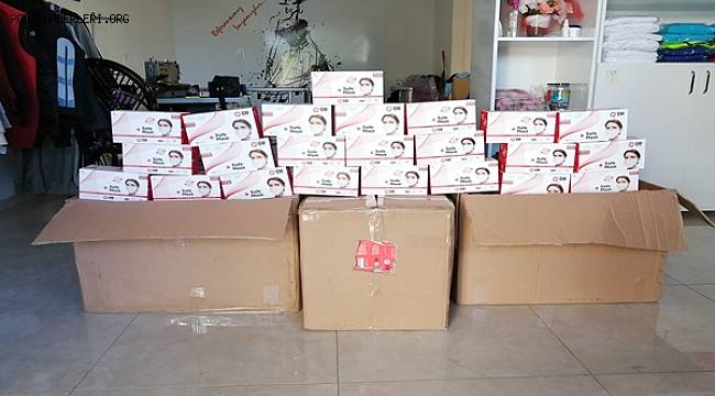 Antalya’da Sahte Maske Ele Geçirildi 