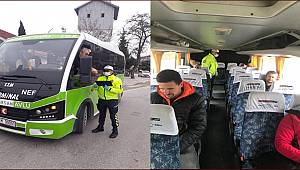 BALIKESİR POLİS EKİPLERİNDEN TOPLU TAŞIMALARA SIKI DENETİM