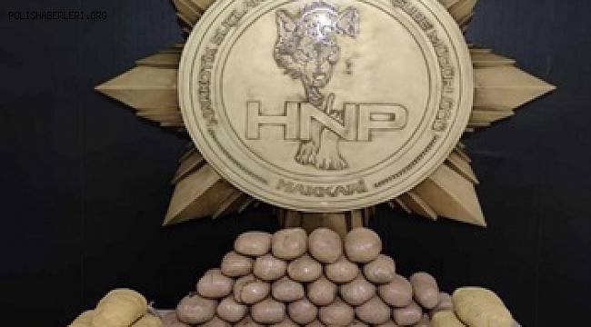 Hakkari'de 62 Kilo 900 Gram Eroin Maddesi Ele Geçirildi!