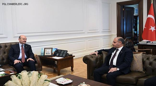 İçişleri Bakanı Sayın Süleyman Soylu Türk Polis Teşkilatının 175’inci Kuruluş Yıl Dönümünde Personelimizi Kabul Etti 