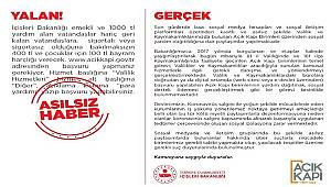 Yalan Haberlere İtibar Etmeyiniz