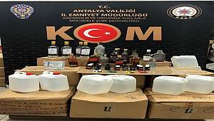 Antalya’da Sahte İçki Üreten Şahıslar Yakalandı 