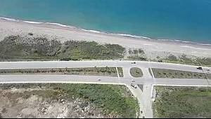 Antalya Trafiği Havadan Helikopter ve Drone ile Denetlendi