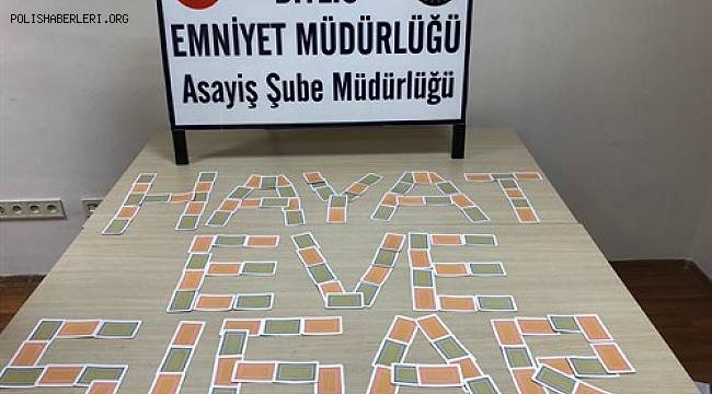 Asayiş Şube Müdürlüğümüzce Yürütülen Çalışmalar 