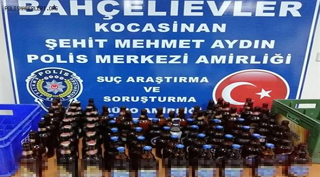 Bahçelievler'de Kaçak Alkol 