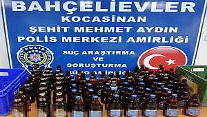 Bahçelievler'de Kaçak Alkol 