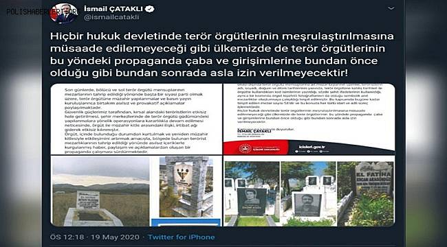 Bakan Yardımcımız ve Bakanlık Sözcümüz Sn. İsmail Çataklı’nın, Terör Örgütünün Mezarlıkları İstismarı ile İlgili Açıklaması 