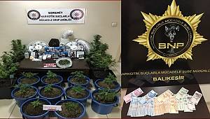 BALIKESİR POLİSİNDEN UYUŞTURUCU OPERASYONU 