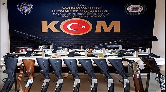Çorum Emniyeti Organize Suç Örgütüyle mücadelesine hız kesmeden devam ediyor.