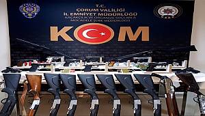 Çorum Emniyeti Organize Suç Örgütüyle mücadelesine hız kesmeden devam ediyor.