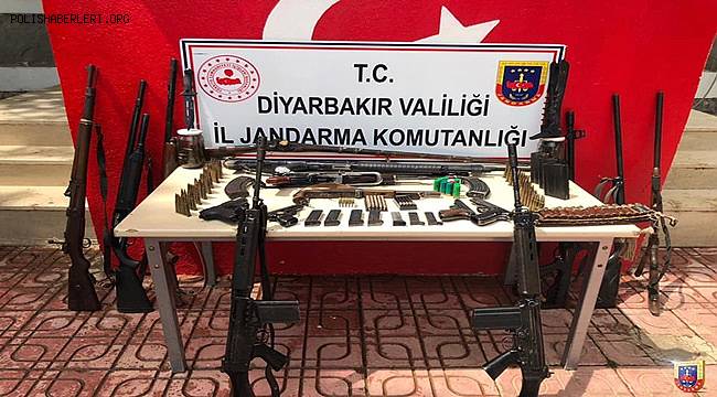Diyarbakır İl Jandarma Komutanlığı Tarafından Ele Geçirilen Silahlar 