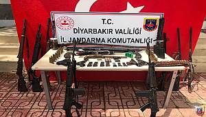 Diyarbakır İl Jandarma Komutanlığı Tarafından Ele Geçirilen Silahlar 