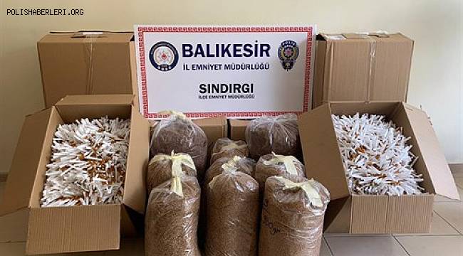 KARGOYLA GELEN KAÇAK TÜTÜNE POLİS EL KOYDU! 