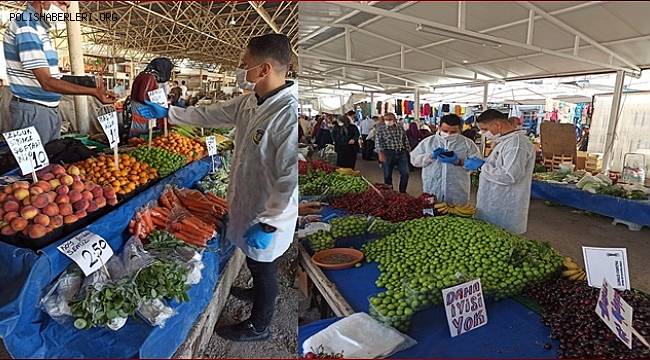 Menteşe  Pazarlarında Yoğun Denetim 