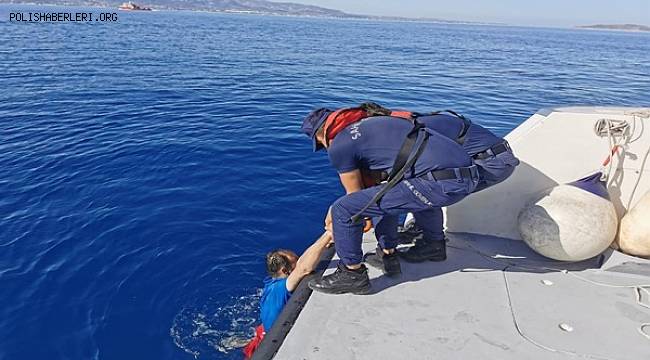 Muğla Açıklarında 1 Düzensiz Göçmen Kurtarılmıştır 