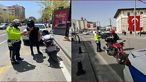 Ülke Genelinde Motosiklet/Kask Kullanımı Özel Denetimi Gerçekleştirildi 