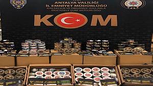 Antalya'da Kaçak Akaryakıt, Tütün ve Sahte İçkileri Piyasaya Sürmeye Çalışan Dört Şüpheli Yakalandı