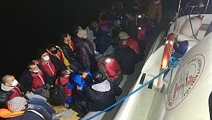 Aydın Açıklarında 42 Düzensiz Göçmen Yakalanmıştır 