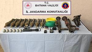 Batman'da Terör Örgütü'nün Cephaneliği Ele Geçirildi