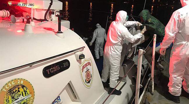 Çanakkale Açıklarında 36 Düzensiz Göçmen Yakalanmıştır.  