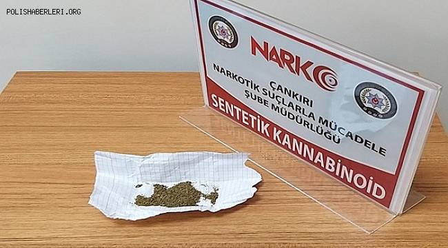 Çankırı Emniyeti Narkotik Şube 2020/Haziran Faaliyetleri