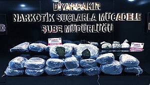 Diyarbakır'da 1 Ton 133 Kilo Esrar Ele Geçirildi