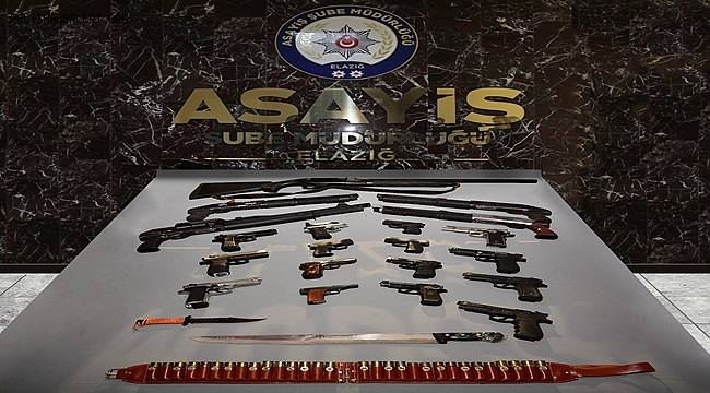 Elazığ İl Emniyet Müdürlüğü Asayiş Şube Müdürlüğümüzce, önleyici tedbirler doğrultusunda  
