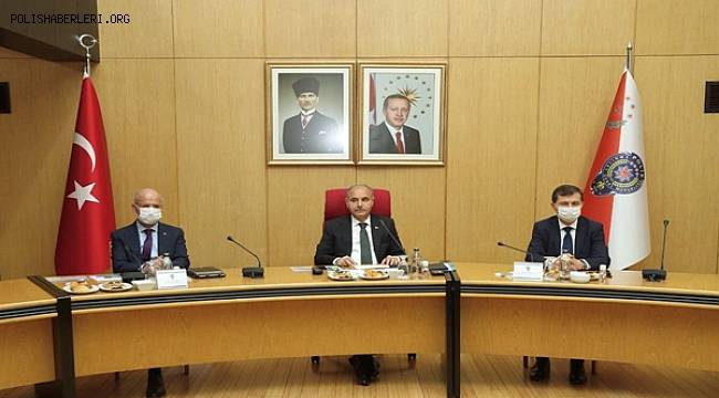 Emniyet Genel Müdürü Sayın Mehmet Aktaş Başkanlığında Koordinasyon Toplantısı Düzenlendi 