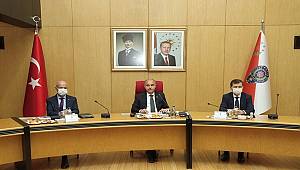Emniyet Genel Müdürü Sayın Mehmet Aktaş Başkanlığında Koordinasyon Toplantısı Düzenlendi