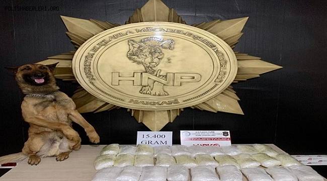 Hakkari'de 15.400 Gram Metamfetamin Maddesi Ele Geçirildi 