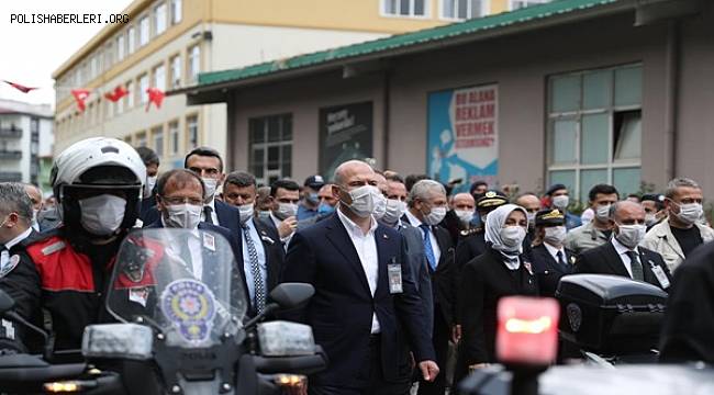 İçişleri Bakanı Sayın Süleyman Soylu Şehit Polis Memuru Erman Özcan İçin Bursa’da Cenaze Töreni Düzenlendi 