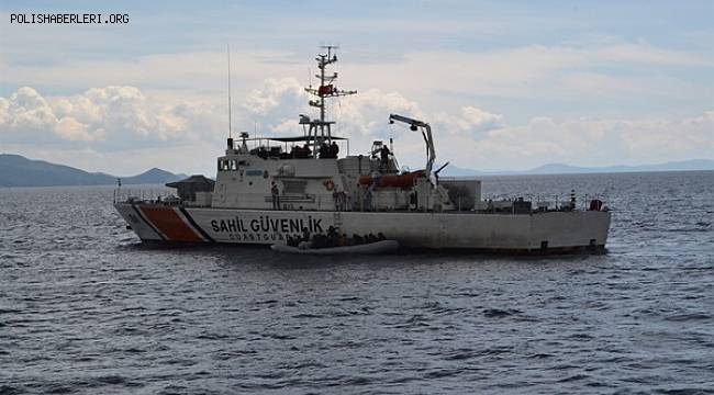İzmir Açıklarında 45 Düzensiz Göçmen Kurtarılmıştır 