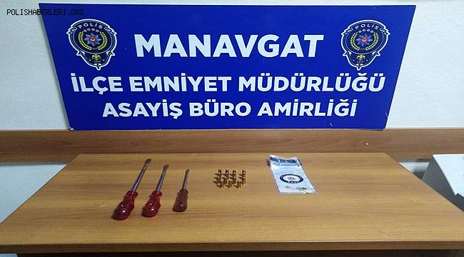 Manavgat İlçe Emniyet Müdürlüğü görevlilerimizce yapılan çalışmalar neticesinde ; 