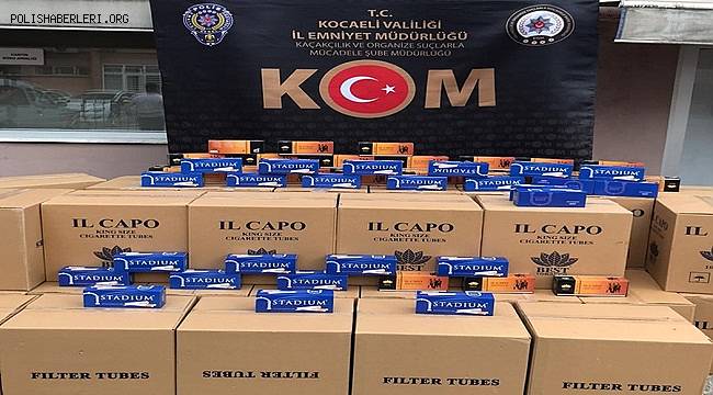  Operasyonda 127 Koli İçerisinde 6.350 paket (1.270.000 Adet ) Kaçak Makaron Ele Geçirilmiştir 