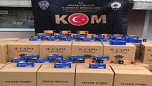  Operasyonda 127 Koli İçerisinde 6.350 paket (1.270.000 Adet ) Kaçak Makaron Ele Geçirilmiştir 
